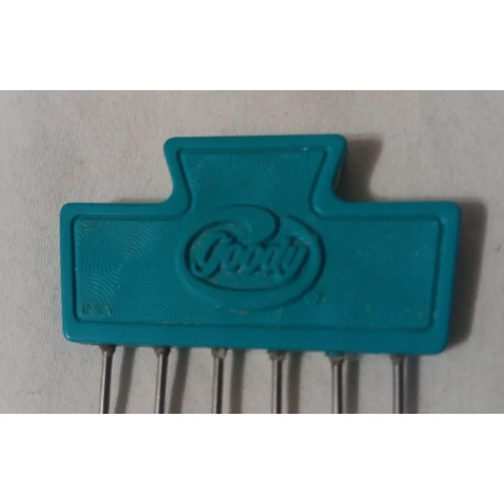 Vintage Goody Hair Combs Lot Of 6 Stylist‎ Barber USA Turquoise  Black Blue Grey